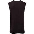 Charcoal Marl - Side - Russell Collection Mens V-Neck Sleevless Knitted Pullover Top - Jumper