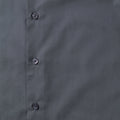 Convoy Grey - Pack Shot - Russell Collection Mens Long Sleeve Poly-Cotton Easy Care Tailored Poplin Shirt