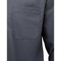 Convoy Grey - Side - Russell Collection Mens Long Sleeve Shirt