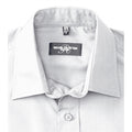 White - Back - Russell Collection Mens Long Sleeve Shirt