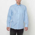 Bright Sky - Side - Russell Collection Mens Long Sleeve Ultimate Non-Iron Shirt
