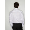 White - Back - Russell Collection Mens Long Sleeve Ultimate Non-Iron Shirt