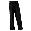Black - Back - Russell Workwear Mens Polycotton Twill Trouser - Pants (Regular)