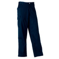 French Navy - Back - Russell Workwear Mens Polycotton Twill Trouser - Pants (Regular)