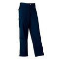French Navy - Back - Russell Workwear Mens Polycotton Twill Trouser - Pants (Long)