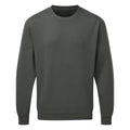 Charcoal - Front - SG Mens Long Sleeve Crew Neck Sweatshirt Top