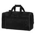 Black-Light Grey - Front - Shugon Cannes Sports-Overnight Holdall - Duffle Bag (33 Litres)