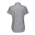 Silver Moon - Back - B&C Ladies Oxford Short Sleeve Shirt - Ladies Shirts
