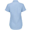 Blue Chip - Back - B&C Ladies Oxford Short Sleeve Shirt - Ladies Shirts
