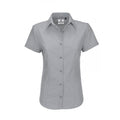 Silver Moon - Front - B&C Ladies Oxford Short Sleeve Shirt - Ladies Shirts