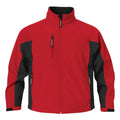 Stadium Red-Black - Front - Stormtech Mens Bonded Teflon® DWR Wind-Water Repellent Jacket