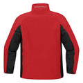 Stadium Red-Black - Back - Stormtech Mens Bonded Teflon® DWR Wind-Water Repellent Jacket