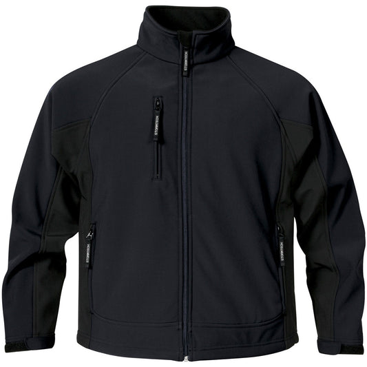 Black-Black - Front - Stormtech Mens Bonded Teflon® DWR Wind-Water Repellent Jacket