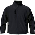 Black-Black - Front - Stormtech Mens Bonded Teflon® DWR Wind-Water Repellent Jacket
