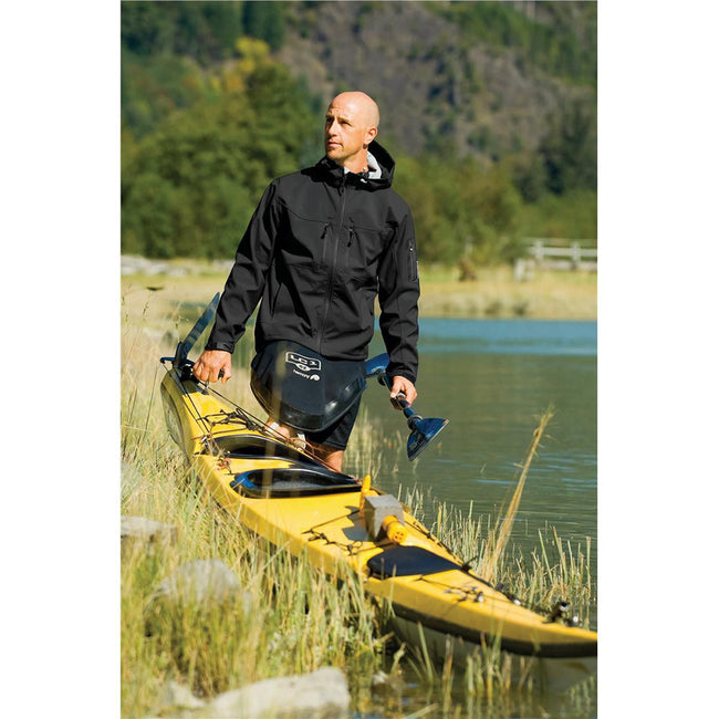 Black - Side - Stormtech Mens Premium Epsilon H2xtreme Water Resistant Breathable Jacket