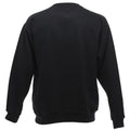 Black - Back - UCC 50-50 Mens Heavyweight Plain Set-In Sweatshirt Top