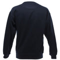 Navy Blue - Back - UCC 50-50 Mens Heavyweight Plain Set-In Sweatshirt Top