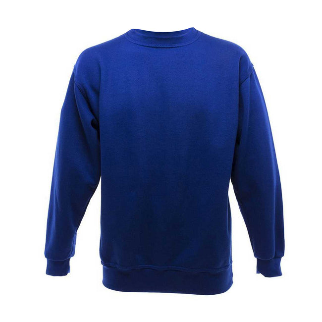Royal - Front - UCC 50-50 Mens Heavyweight Plain Set-In Sweatshirt Top