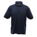 Navy Blue - Front - UCC 50-50 Mens Heavyweight Plain Pique Short Sleeve Polo Shirt