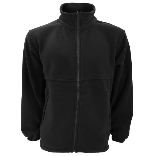 Black - Front - UCC Unisex Full Zip Polar Fleece Jacket