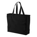 Black - Back - Westford Mill Canvas Classic Shopper Bag - 26 Litres