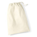 Natural - Back - Westford Mill Cotton Stuff Bag - 0.25 To 38 Litres