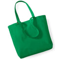 Kelly Green - Front - Westford Mill Organic Cotton Shopper Bag - 16 Litres