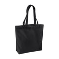 Black - Back - Westford Mill Organic Cotton Shopper Bag - 16 Litres