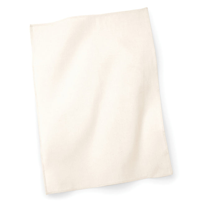 Natural - Front - Westford Mill Tea Towel (50 x 70cm)