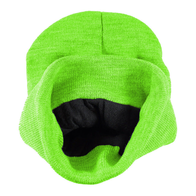 Lime - Back - Yoko Unisex Hi-Vis Thermal 3M Thinsulate Winter Hat