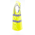 Hi-Vis Yellow - Pack Shot - Yoko Mens Workwear Hi-Vis Reversible Fleece Vest - Jacket