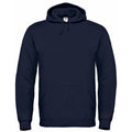 Navy Blue - Front - B&C Mens Hooded Sweatshirt - Hoodie