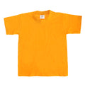 Gold - Front - B&C Kids-Childrens Exact 190 Short Sleeved T-Shirt