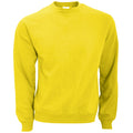 Solar Yellow - Front - B&C Mens Crew Neck Sweatshirt Top