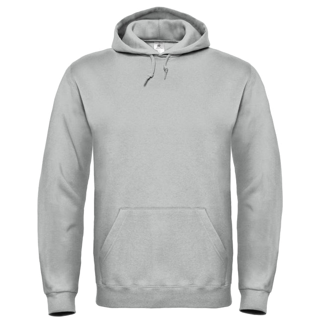 Heather Grey - Front - B&C Unisex Adults Hooded Sweatshirt-Hoodie