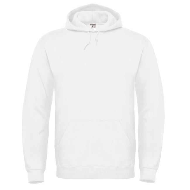 White - Front - B&C Unisex Adults Hooded Sweatshirt-Hoodie