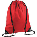 Bright Red - Front - Bagbase Premium Gymsac Water Resistant Bag (11 Litres)