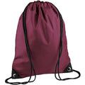 Burgundy - Front - Bagbase Premium Gymsac Water Resistant Bag (11 Litres)