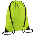 Lime - Front - Bagbase Premium Gymsac Water Resistant Bag (11 Litres)