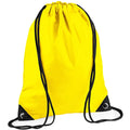 Yellow - Front - Bagbase Premium Gymsac Water Resistant Bag (11 Litres)
