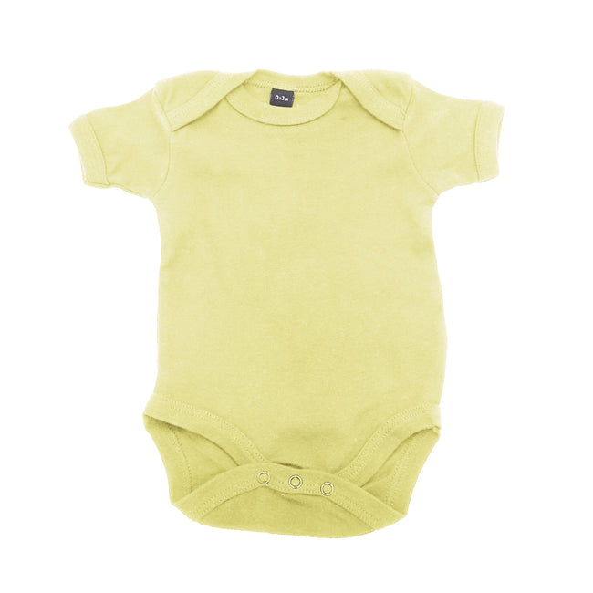 Soft Yellow - Front - Babybugz Baby Bodysuit - Baby And Toddlerwear