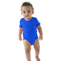 Organic Cobalt Blue - Back - Babybugz Baby Bodysuit - Baby And Toddlerwear