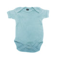 Dusty Blue - Front - Babybugz Baby Bodysuit - Baby And Toddlerwear