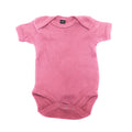 Bubble Gum Pink - Front - Babybugz Baby Bodysuit - Baby And Toddlerwear