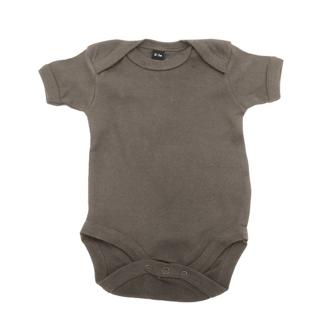 Organic Camouflage Green - Front - Babybugz Baby Bodysuit - Baby And Toddlerwear