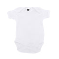 Organic White - Front - Babybugz Baby Bodysuit - Baby And Toddlerwear