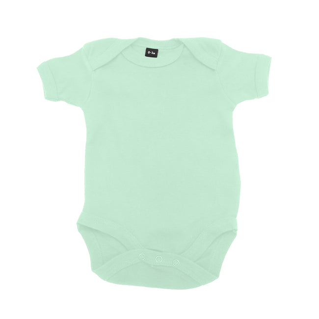Mint - Front - Babybugz Baby Bodysuit - Baby And Toddlerwear