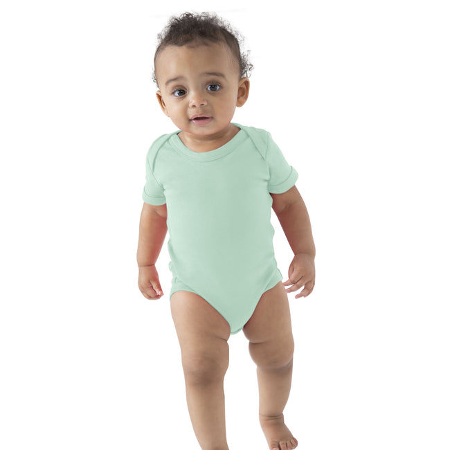 Mint - Back - Babybugz Baby Bodysuit - Baby And Toddlerwear