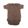 Mocha - Front - Babybugz Baby Bodysuit - Baby And Toddlerwear