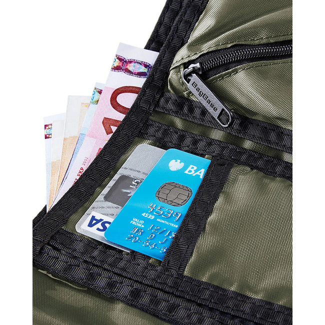 Olive Green - Lifestyle - Bagbase Ripper Wallet